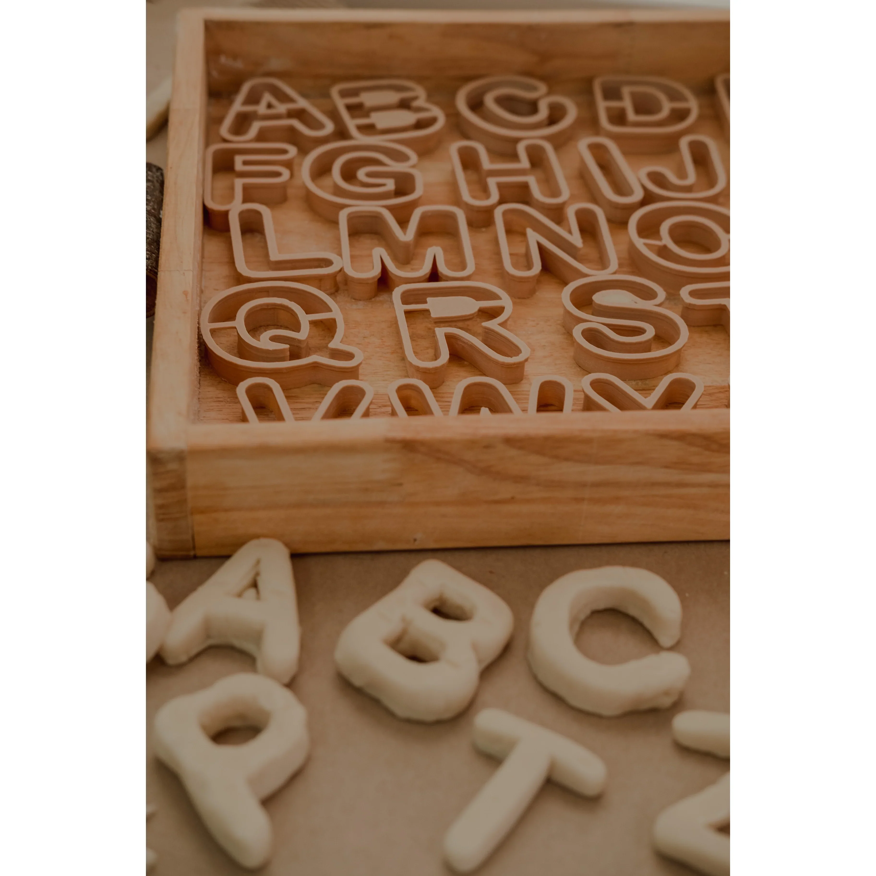 Alphabet Eco Dough Cutter Set (26 Pieces) - Image 2