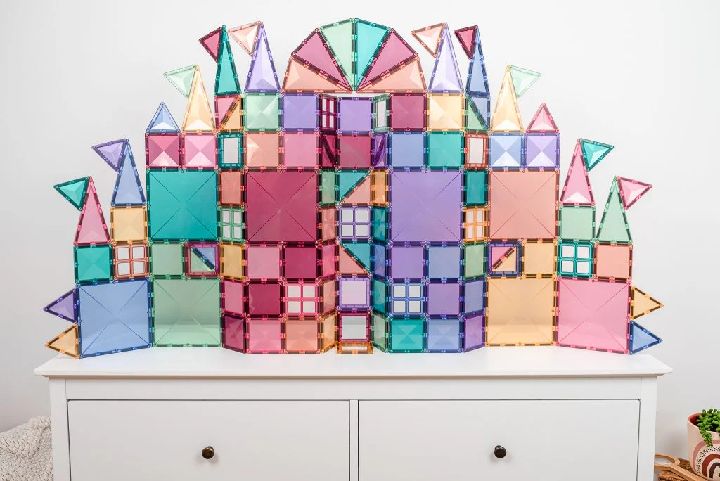 Connetix Magnetic Tiles | Pastel Creative Pack (120 pcs)