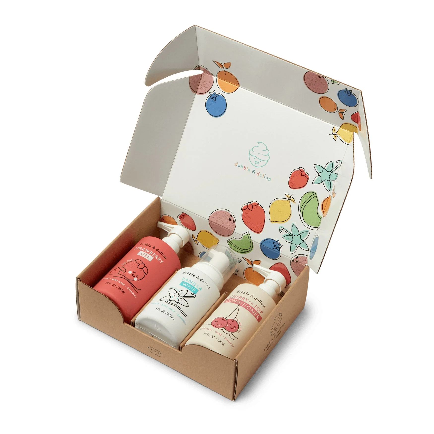 Dabble & Dollop Cherry Berry Conditioner & Bath Bundle