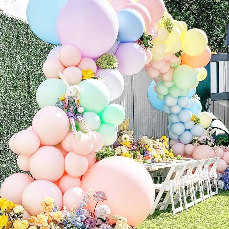 Ellie's Party Supply Pastel Rainbow Mini Balloon Cake Topper - Image 7