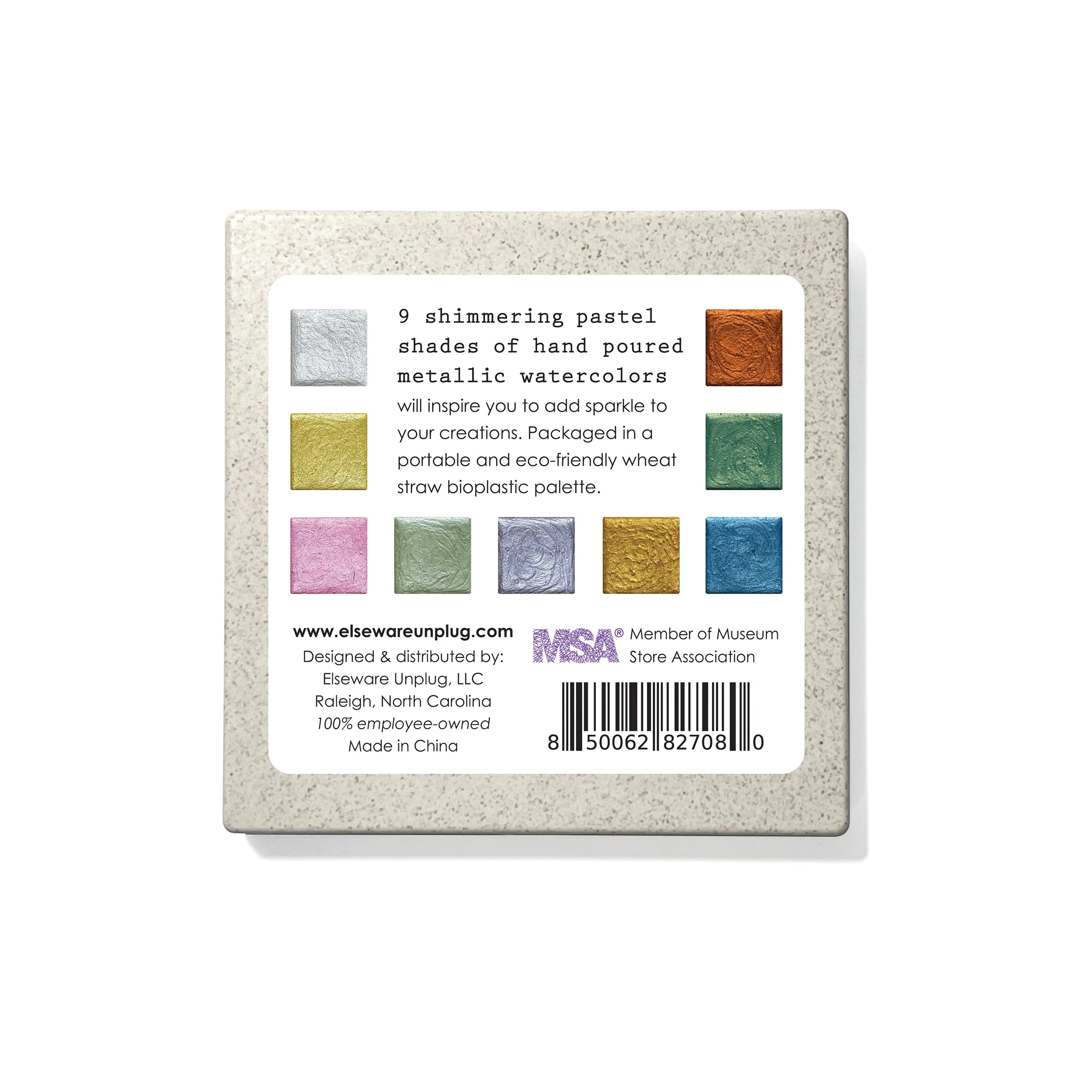 Elseware Unplug Metallic Watercolors – Wheat Straw Palette - Image 4