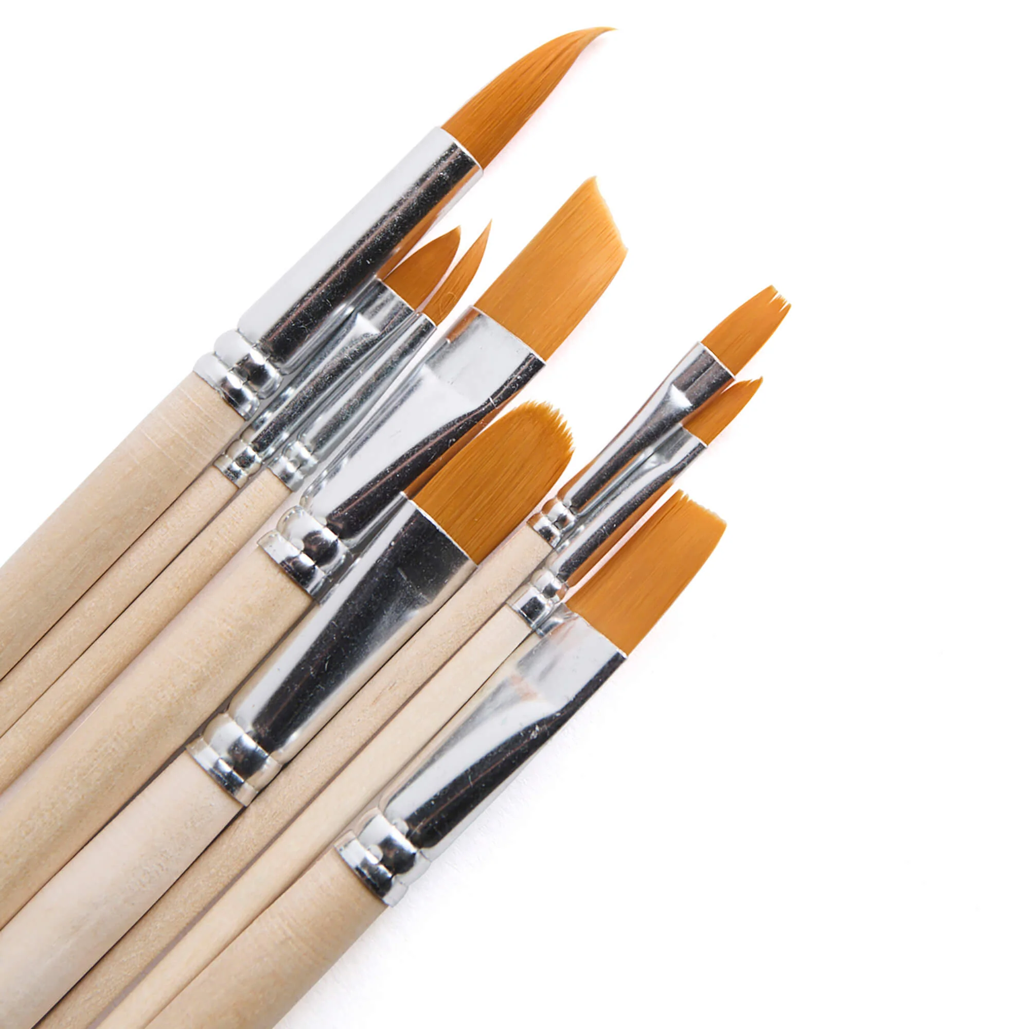 Elseware Unplug Paintbrush Set in Canvas Bag – 8 Assorted Sizes - Image 3