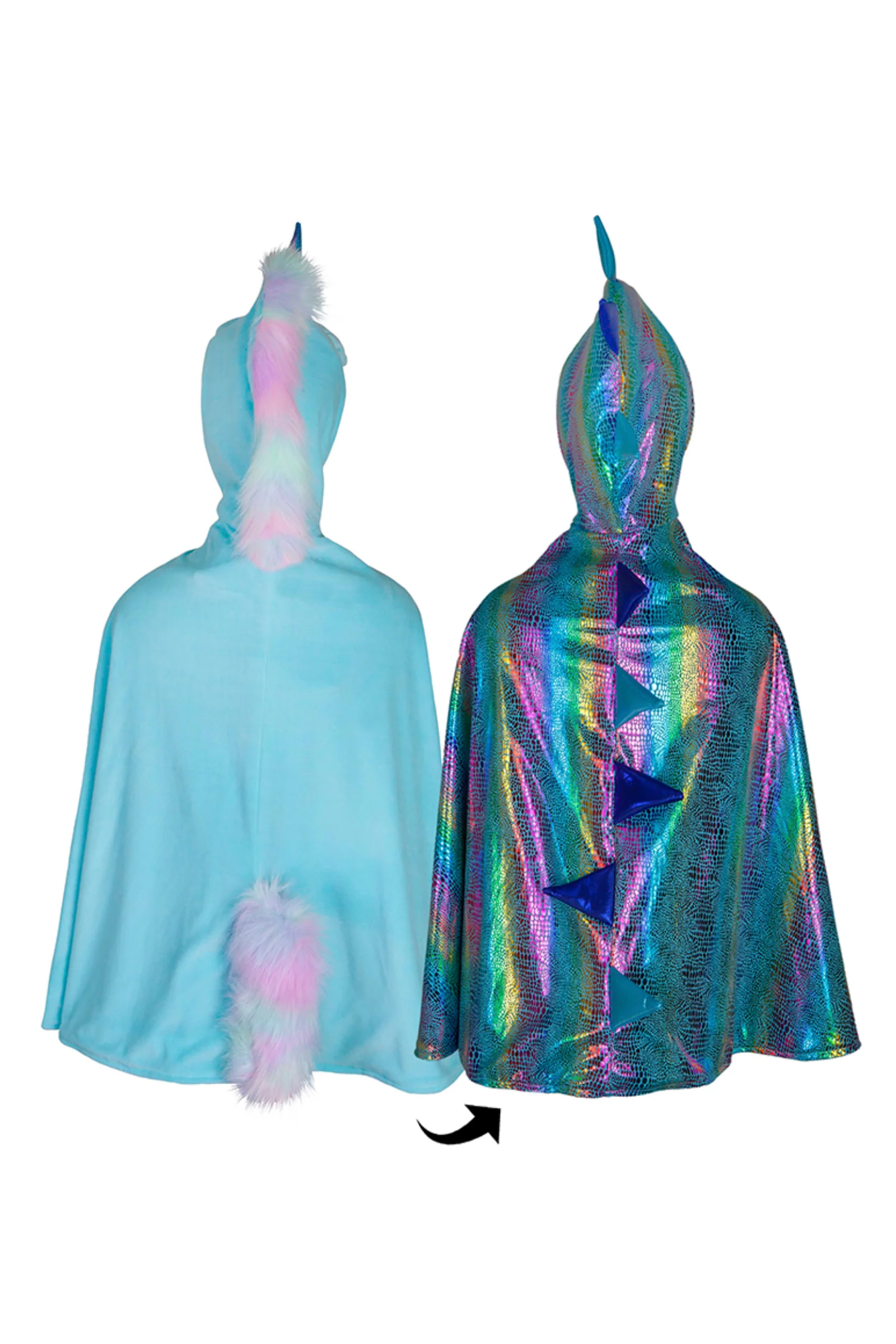 Great Pretenders Reversible Unicorn Dragon Cape - Image 12