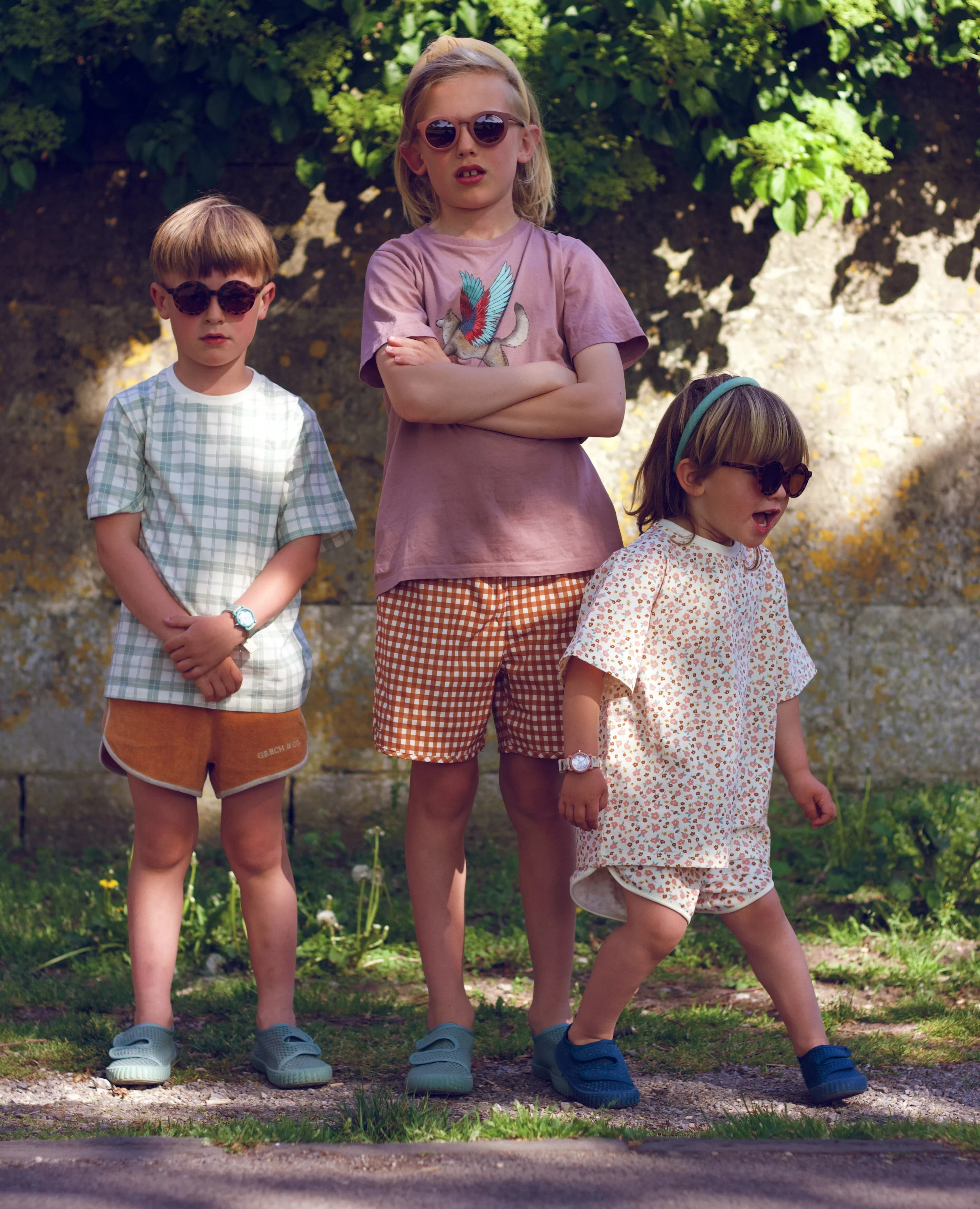 GRECH & CO. Swim Trunks | UPF + Recycled - Sienna Gingham - Image 13