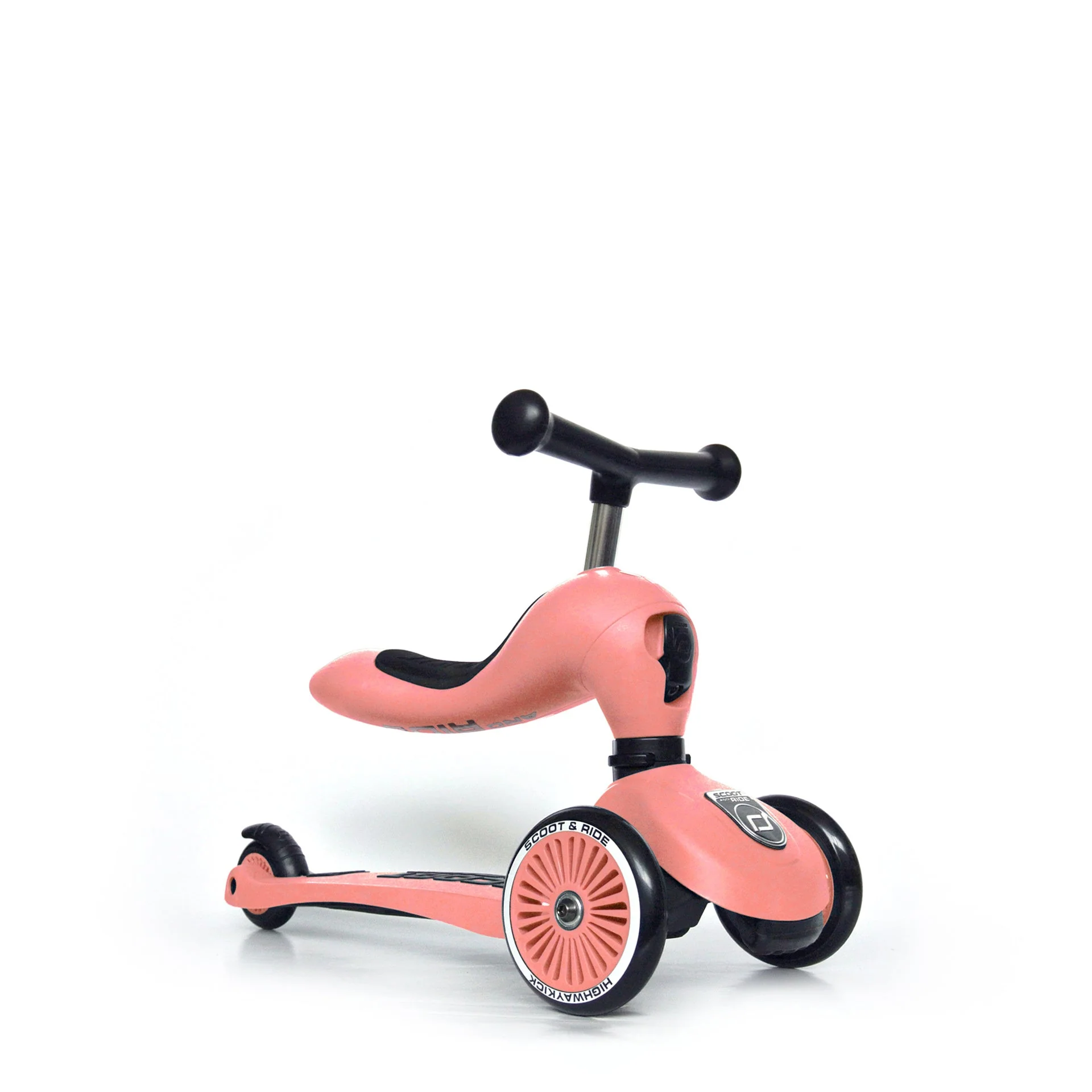 Scoot and Ride HighwayKick 1 Scooter and Ride On Toy Peach