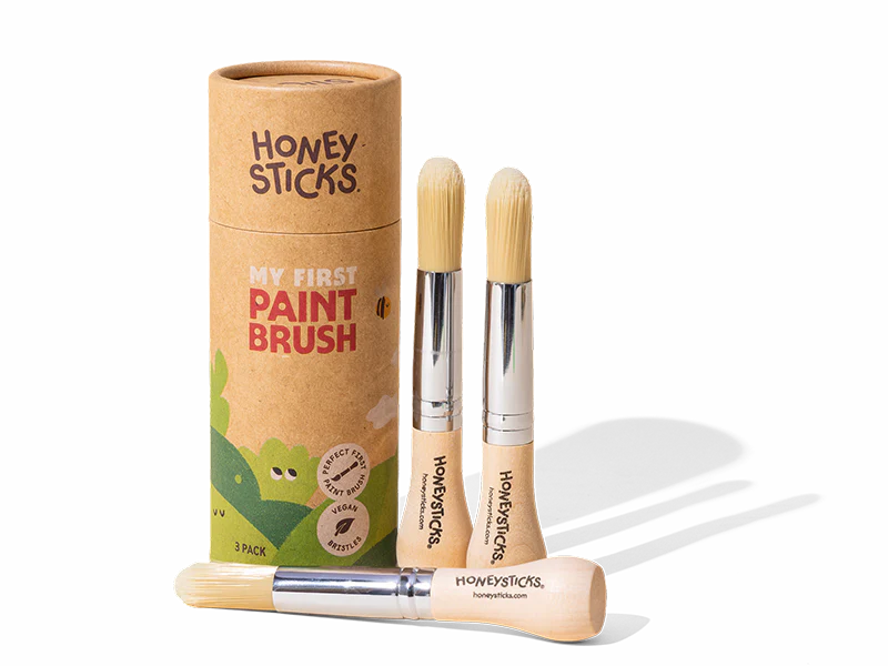 Honeysticks My First Paint Brush Set 3pk