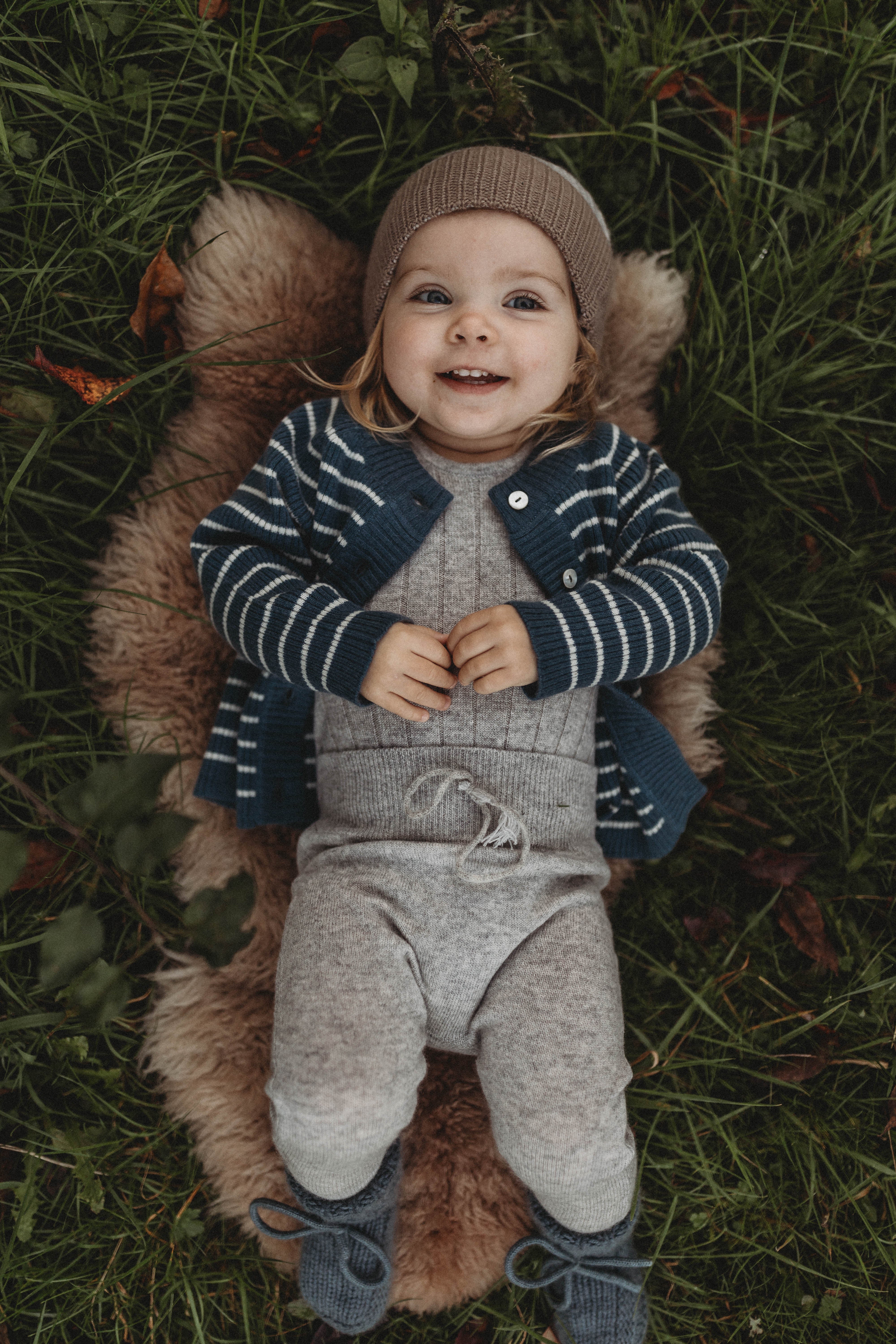 La Petit Lapin Cashmere Footless Leggings | Grey Dawn - Image 8