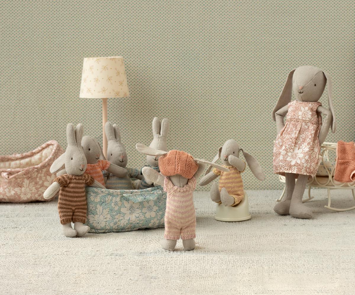 Maileg Bunny, Micro - Peach - Image 3