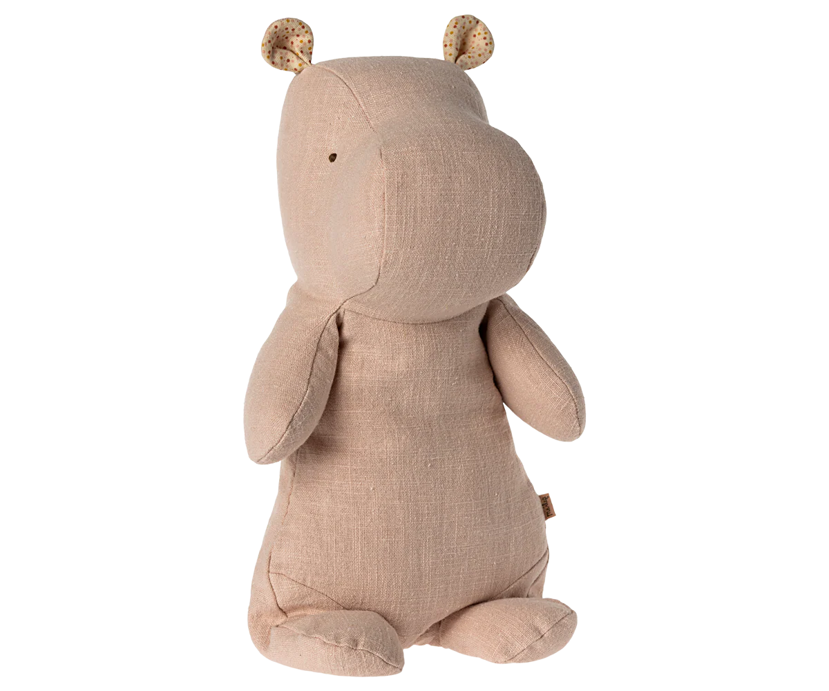 Maileg Hippo, Medium - Light Rose