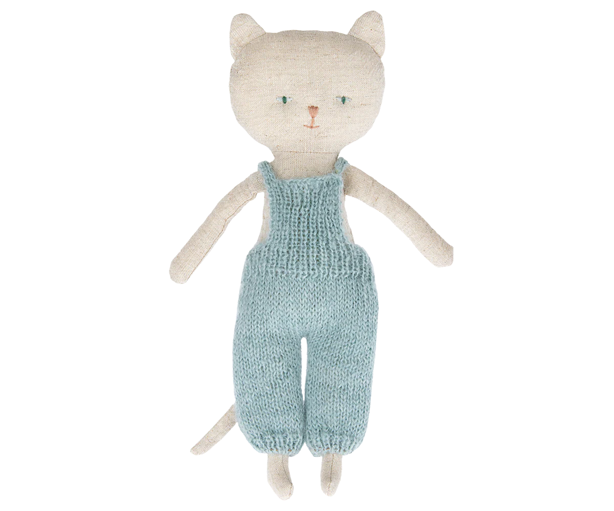 Maileg Kitten in Overalls - Blond