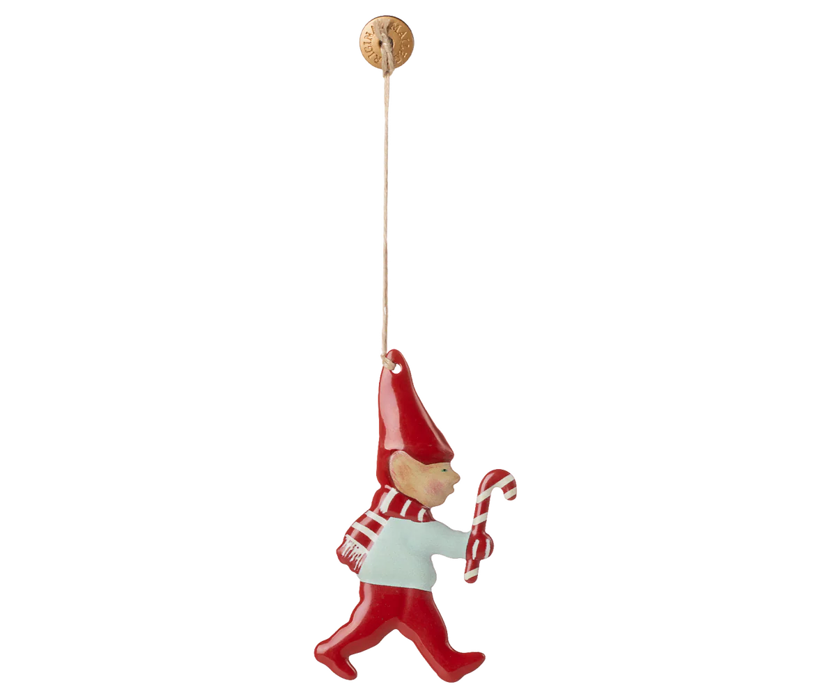 Maileg Metal ornament, Pixy - Sugar cane