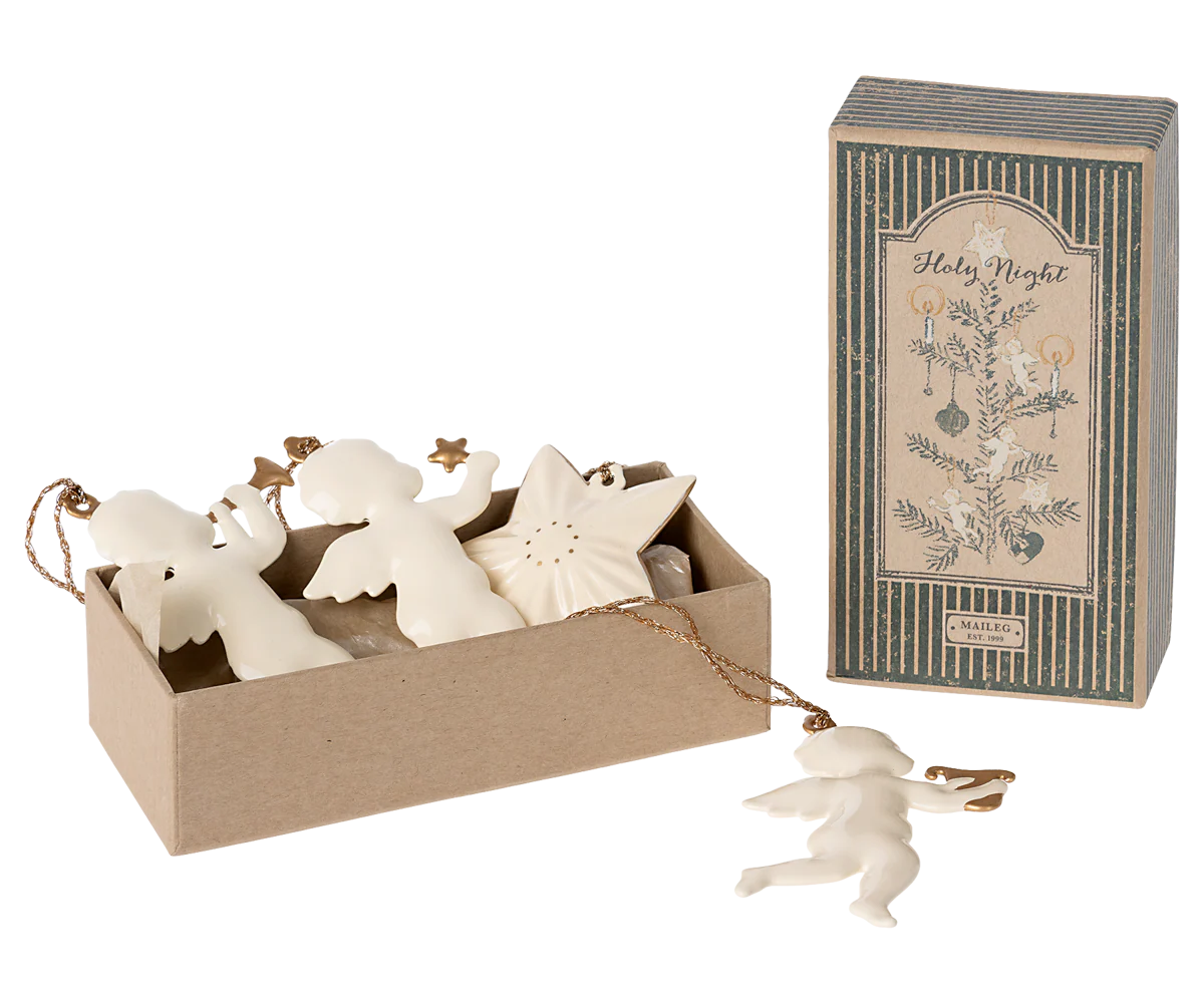Maileg Metal Ornament Set - Holy Night