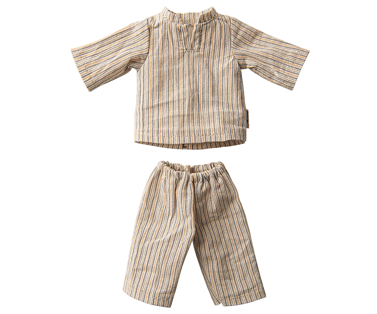 Maileg Pajamas, Size 2 - Striped