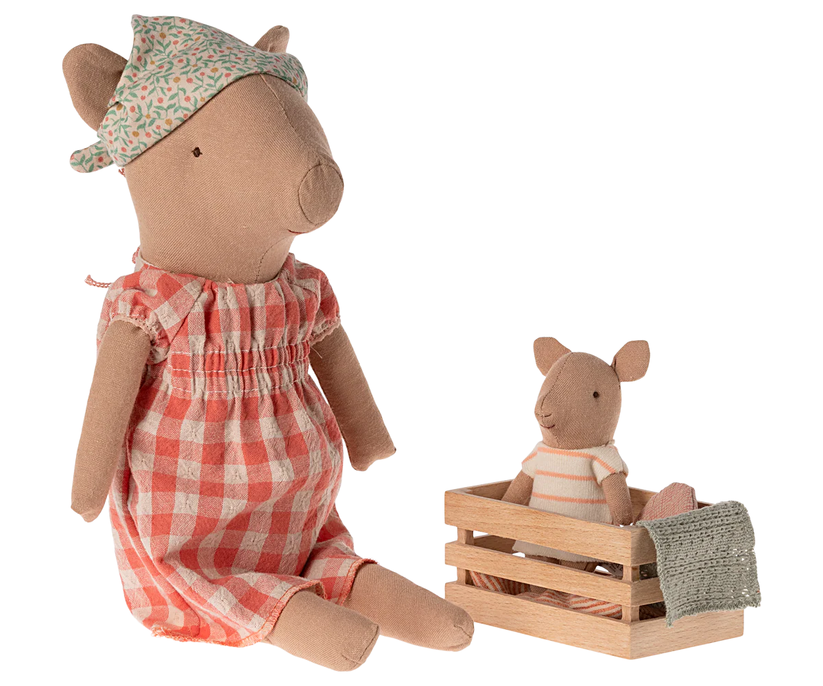 Maileg Pig - Girl - Image 2