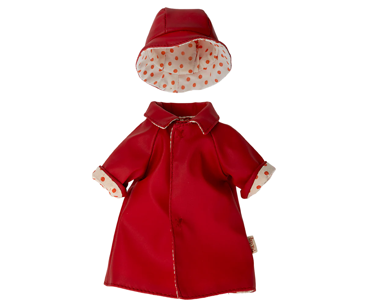 Maileg Raincoat & Hat, Teddy Mum