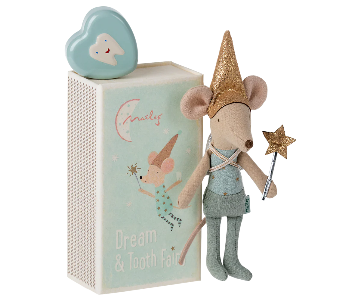 Maileg Tooth Fairy Mouse, Blue