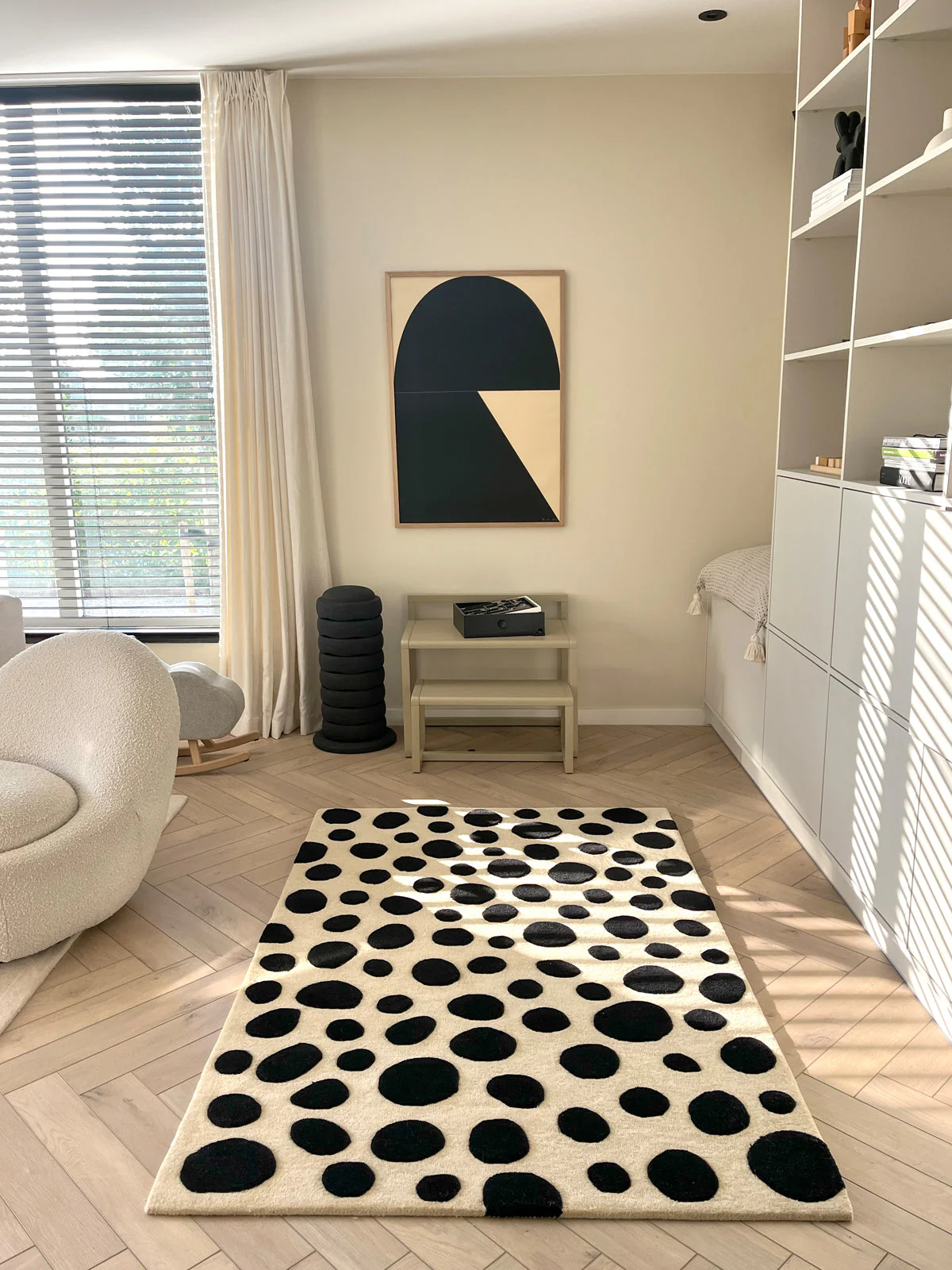 Maison Deux Rug CHEETAH Beige / Black Print 3.9 x 5.9ft - Image 2
