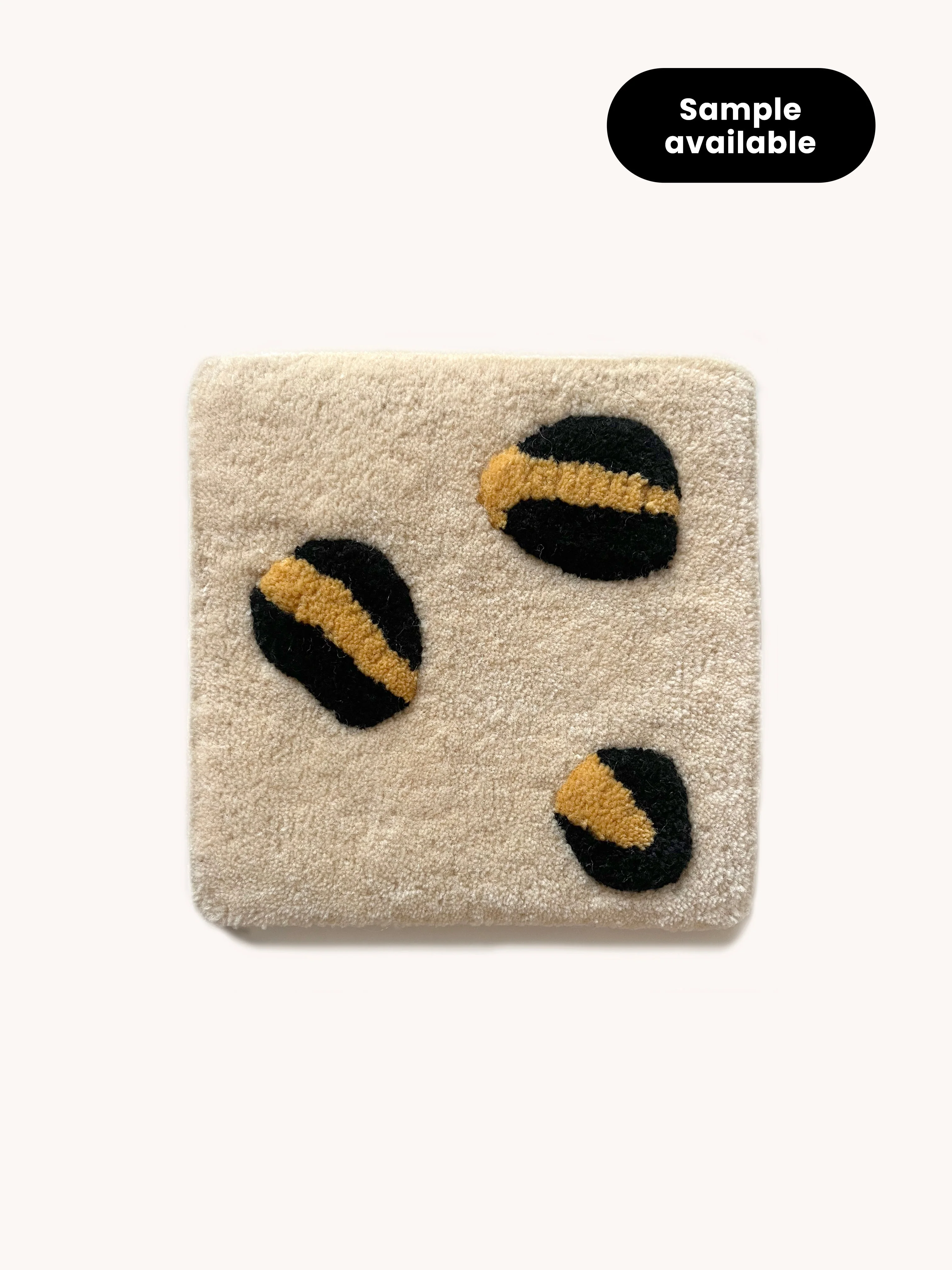 Maison Deux Rug LEOPARD Beige / Brown and Black Print 2.6 x 3.9ft - Image 3