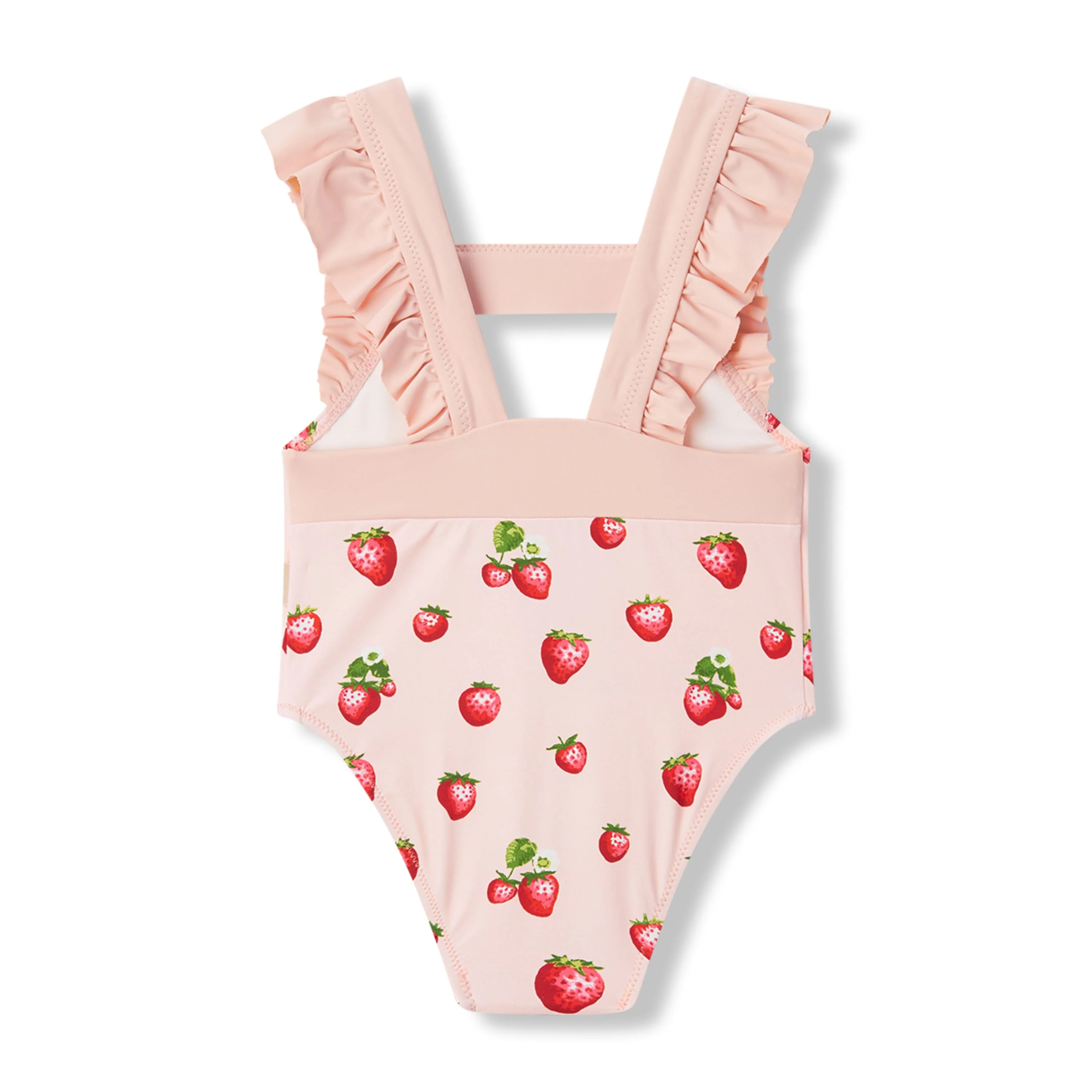 Milkbarn Strawberry Ruffle Square Neck Swimsuit - Image 2