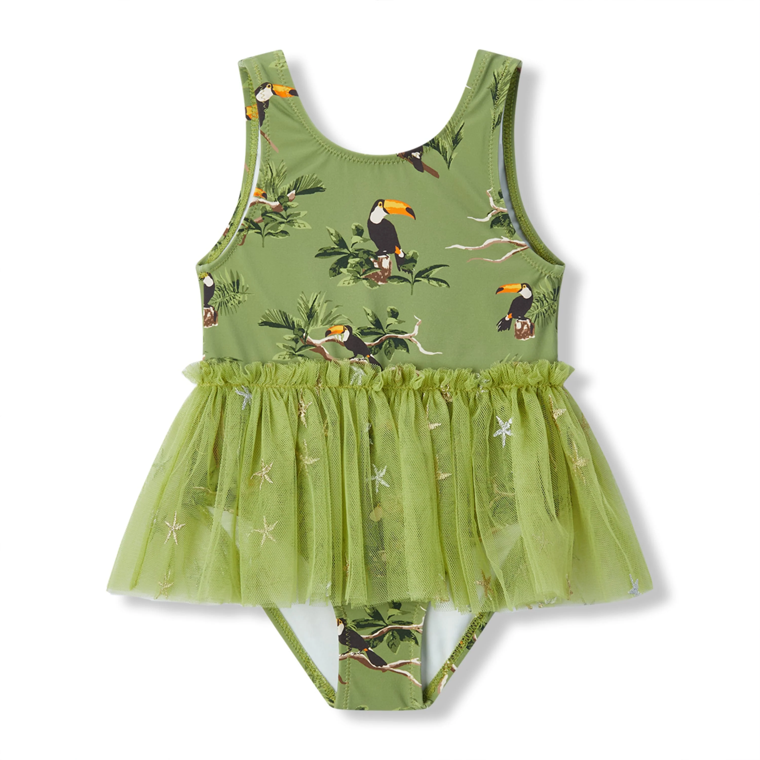 Milkbarn Toucan Ballet Skirt Swimsuit