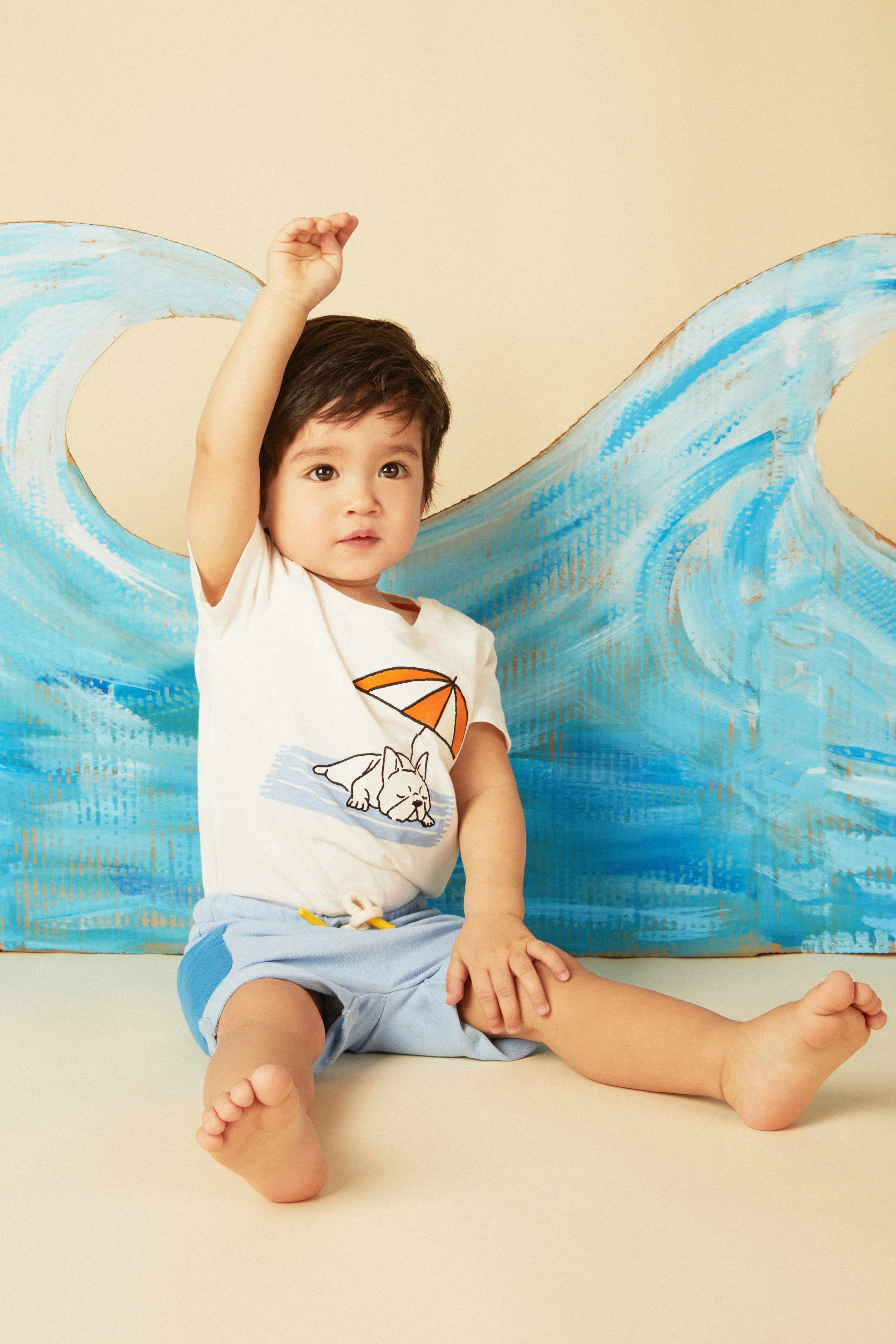 Mon Coeur Recycled Cotton Frenchie Baby T-Shirt - Image 3