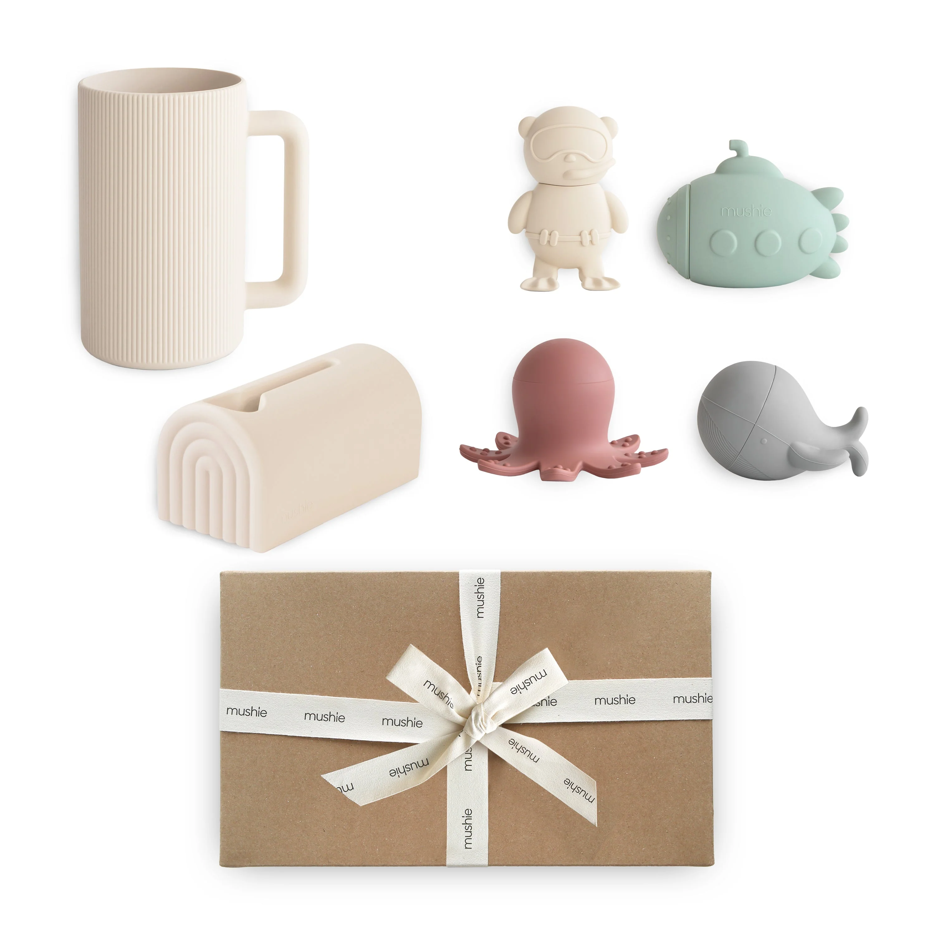 Mushie Sealife Bath Essentials Kit