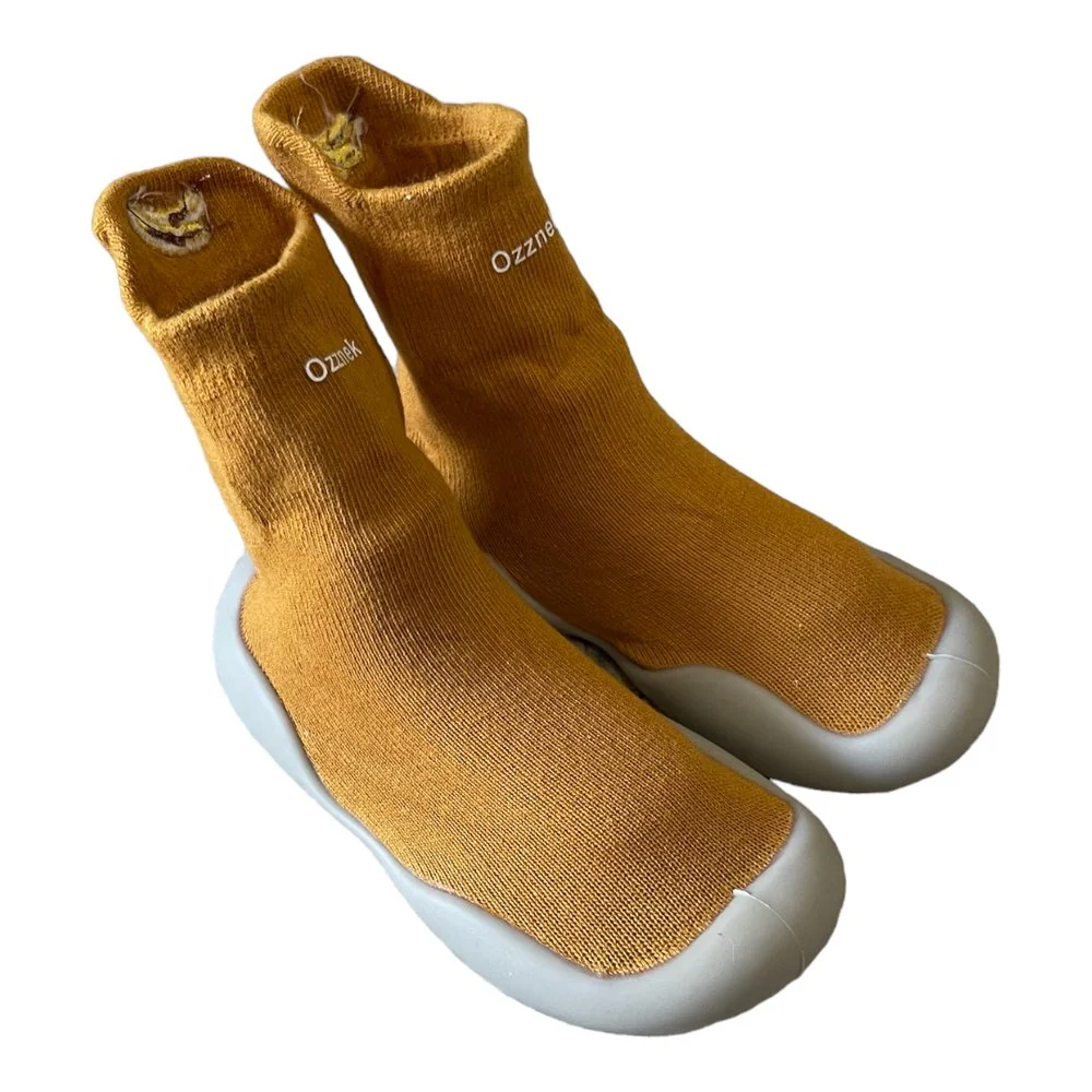 Ozznek Shoes Organic Cotton Sock Shoes – Flexible, Non-Slip Baby Socks - Fruity - Image 14