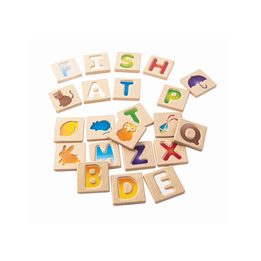 PlanToys Alphabet A-Z Gradient Tiles