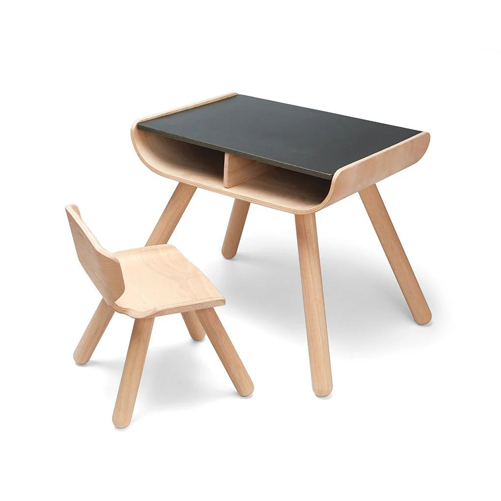 PlanToys Table & Chair - Black