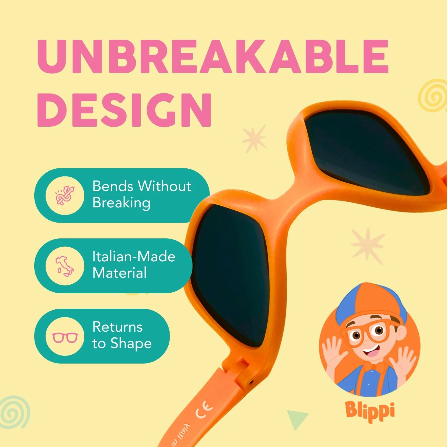 ro•sham•bo Blippi Shades | Toddler - Image 2