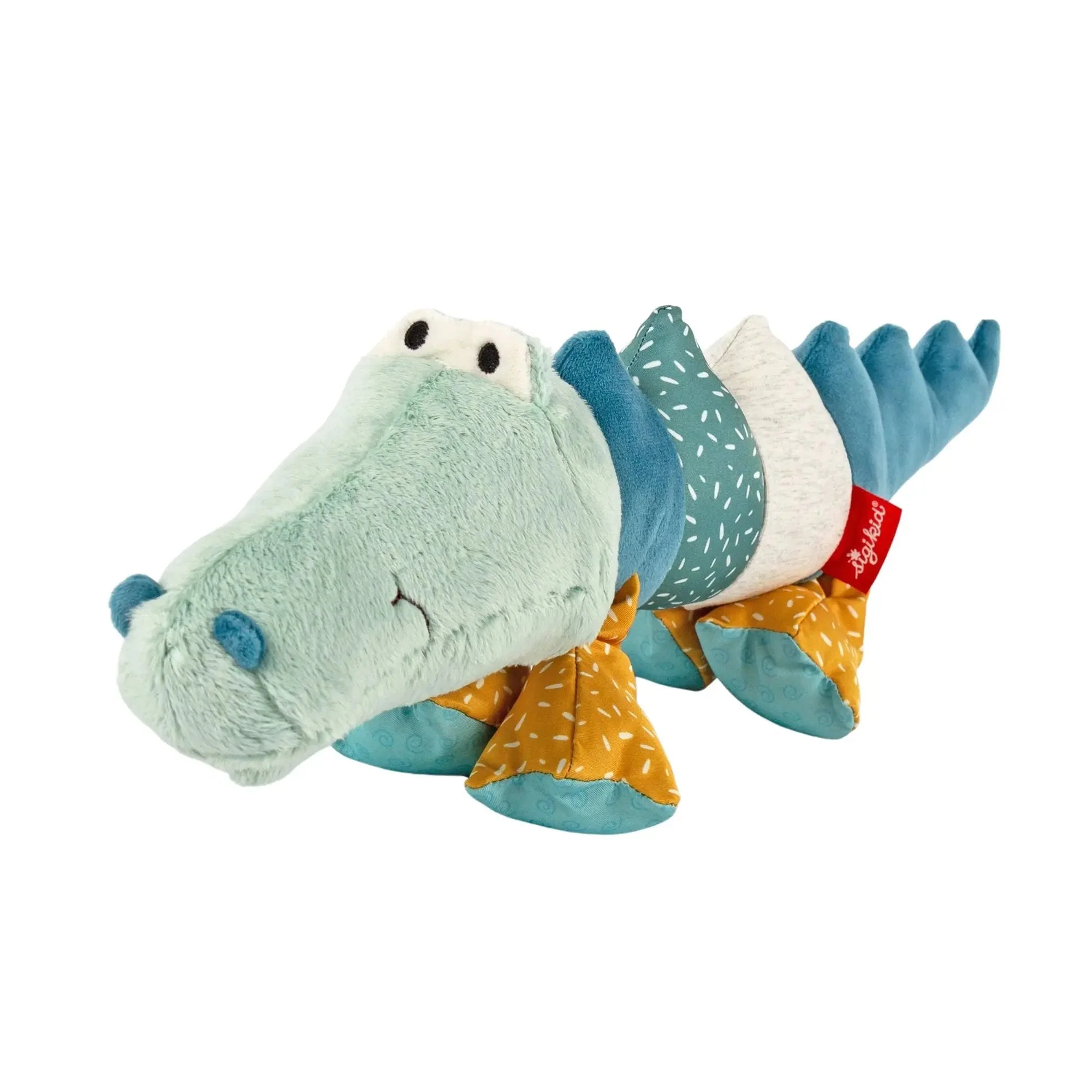 Sigikid Patchwork Crocodile Plush Toy