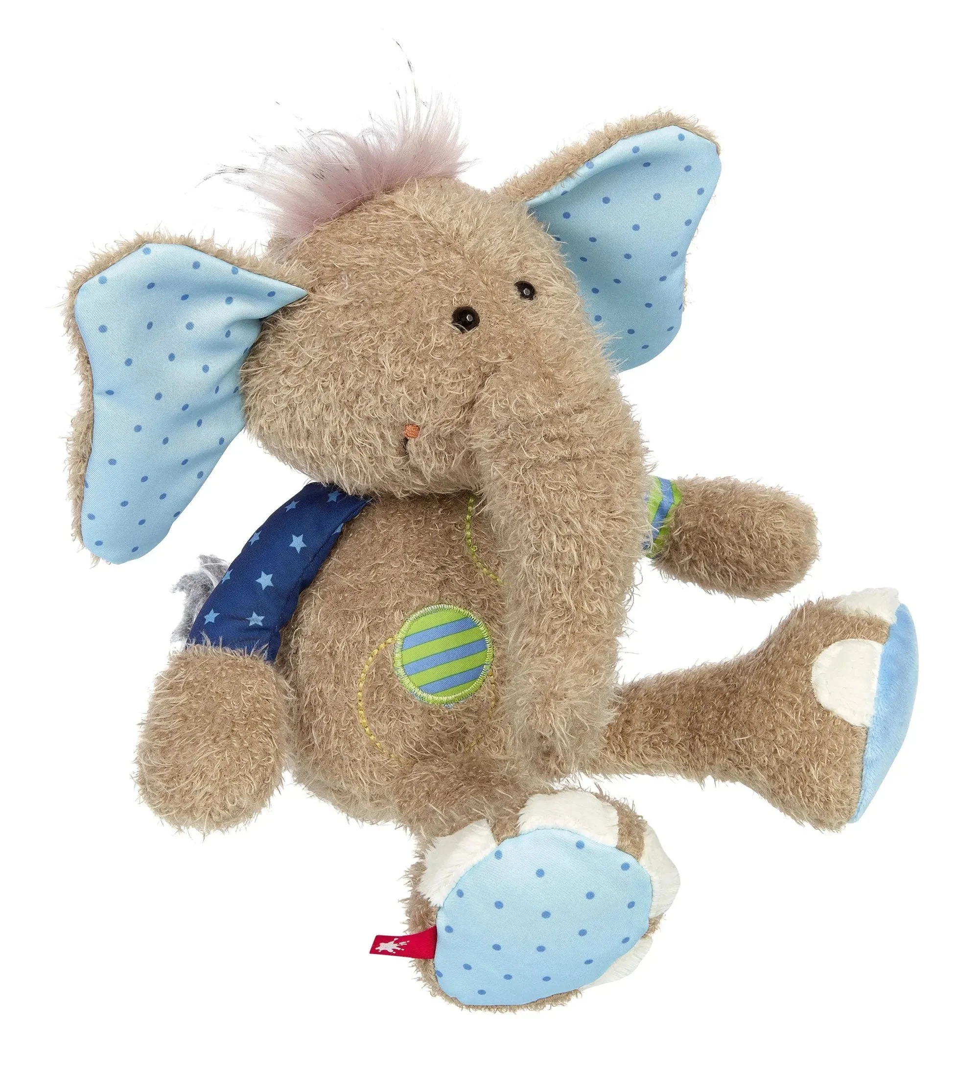 Sigikid Patchwork Elephant Plush Toy