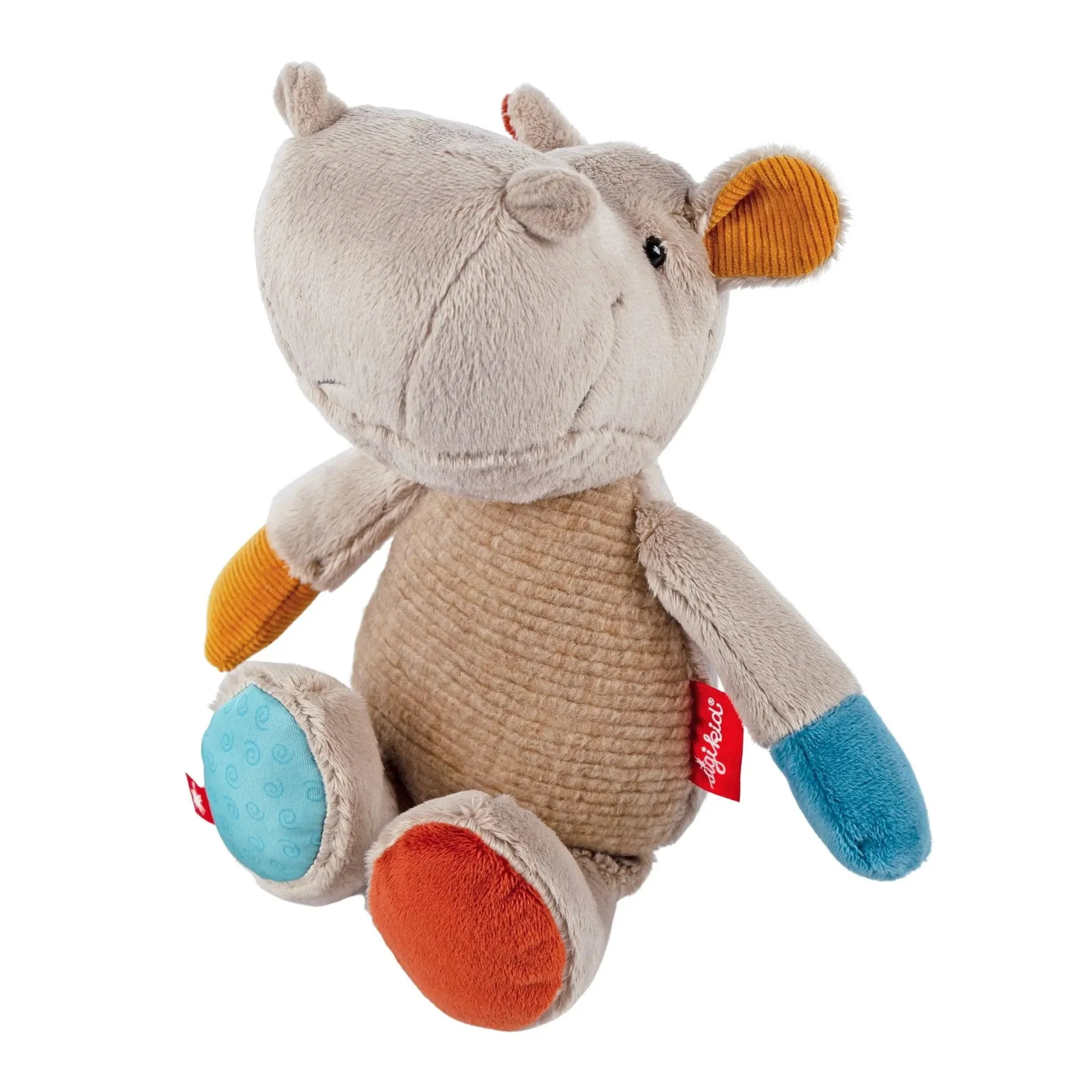 Sigikid Patchwork Hippo Plush Toy