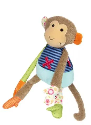 Sigikid Patchwork Monkey Plush Toy