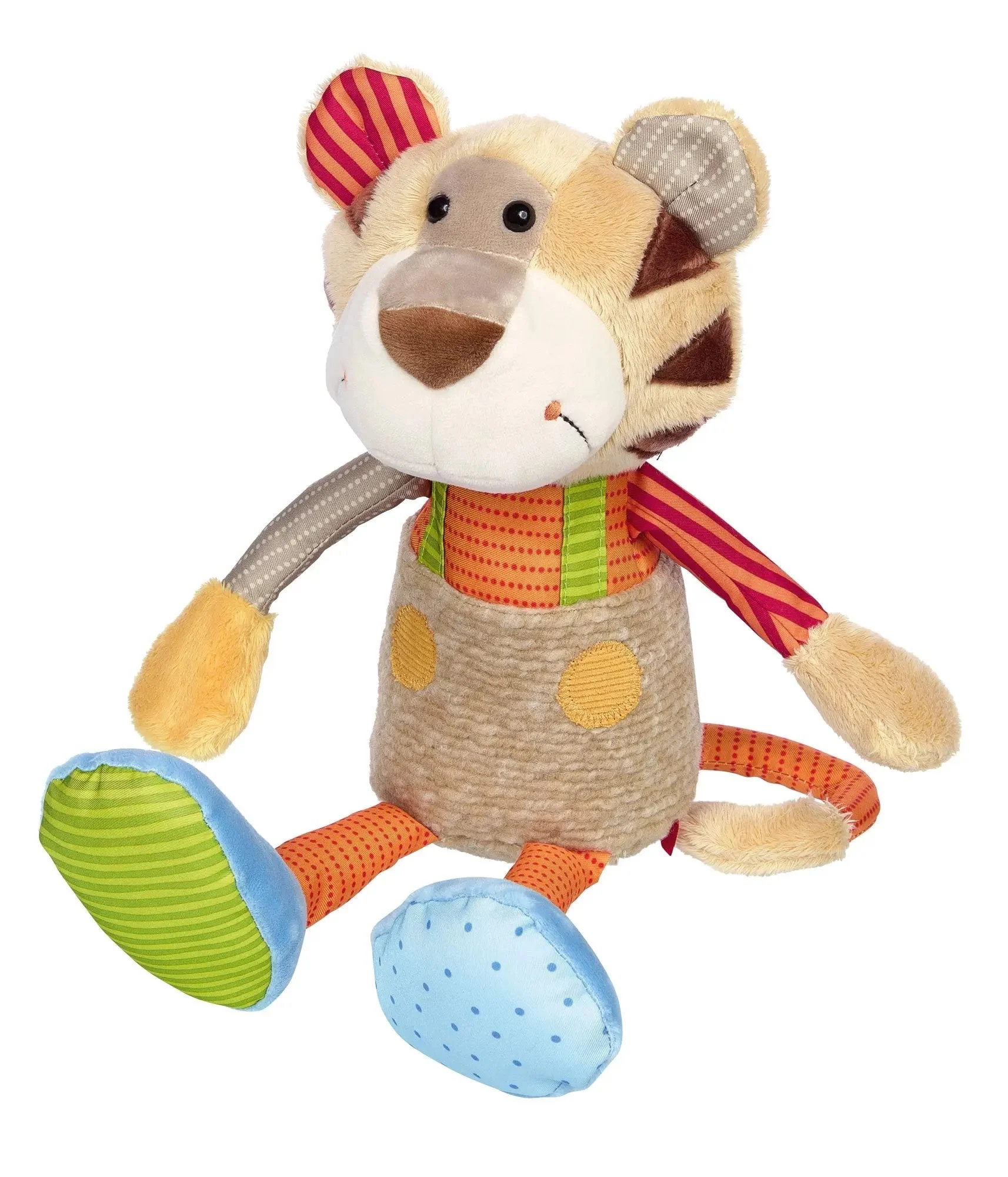 Sigikid Patchwork Tiger Plush Toy