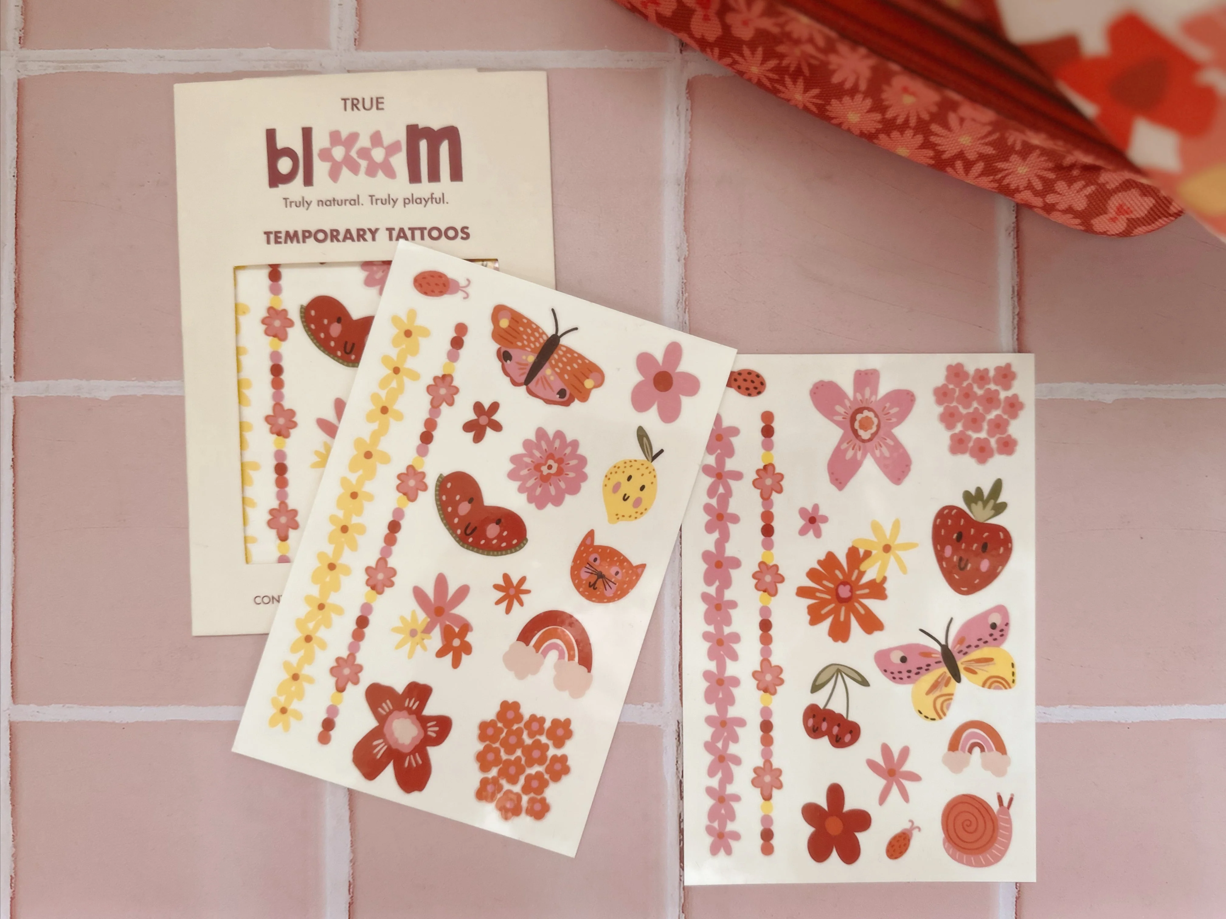 Truebloom Kids Temporary Tattoos