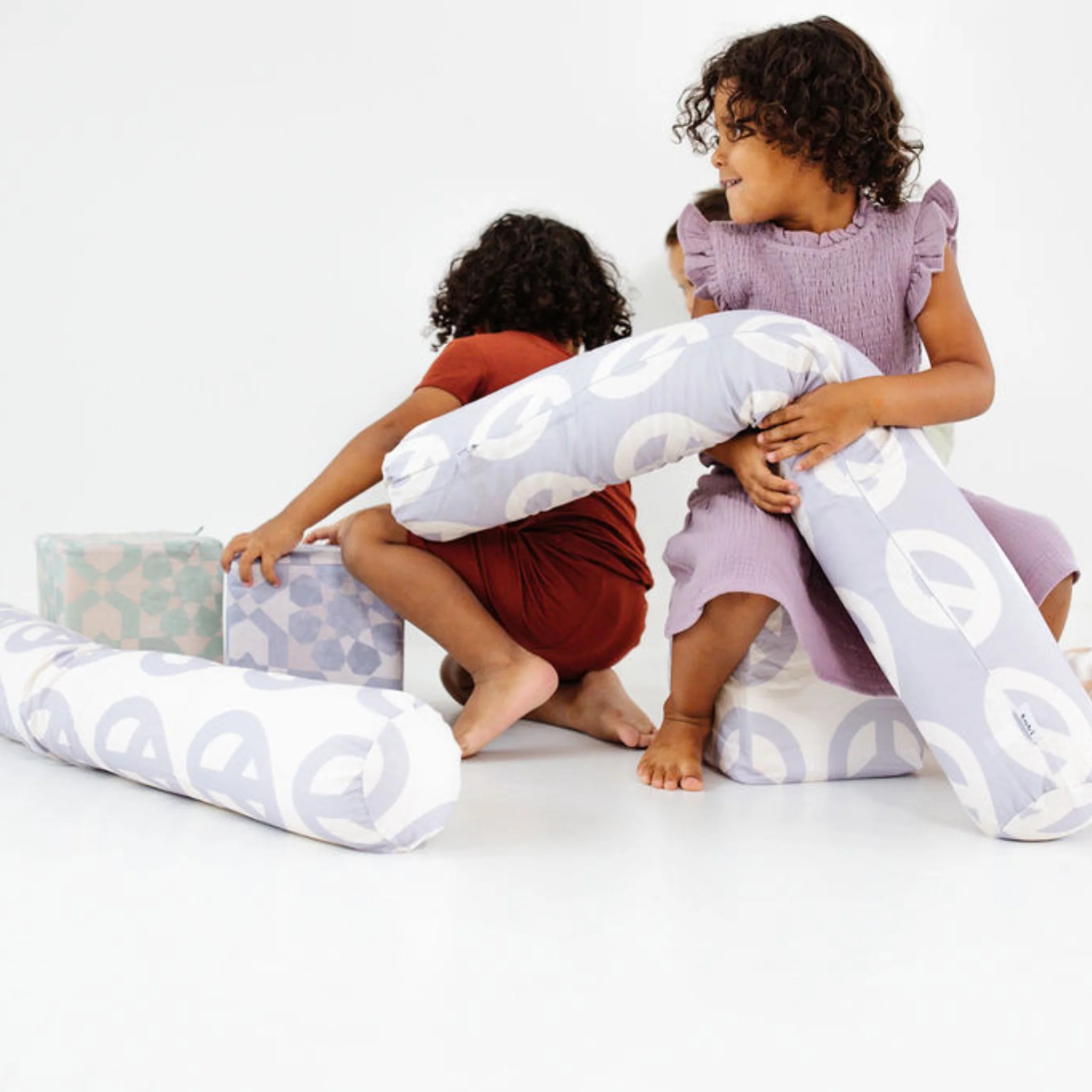 Toki Kids Lavender Peace Sign Support Pillow - Image 4