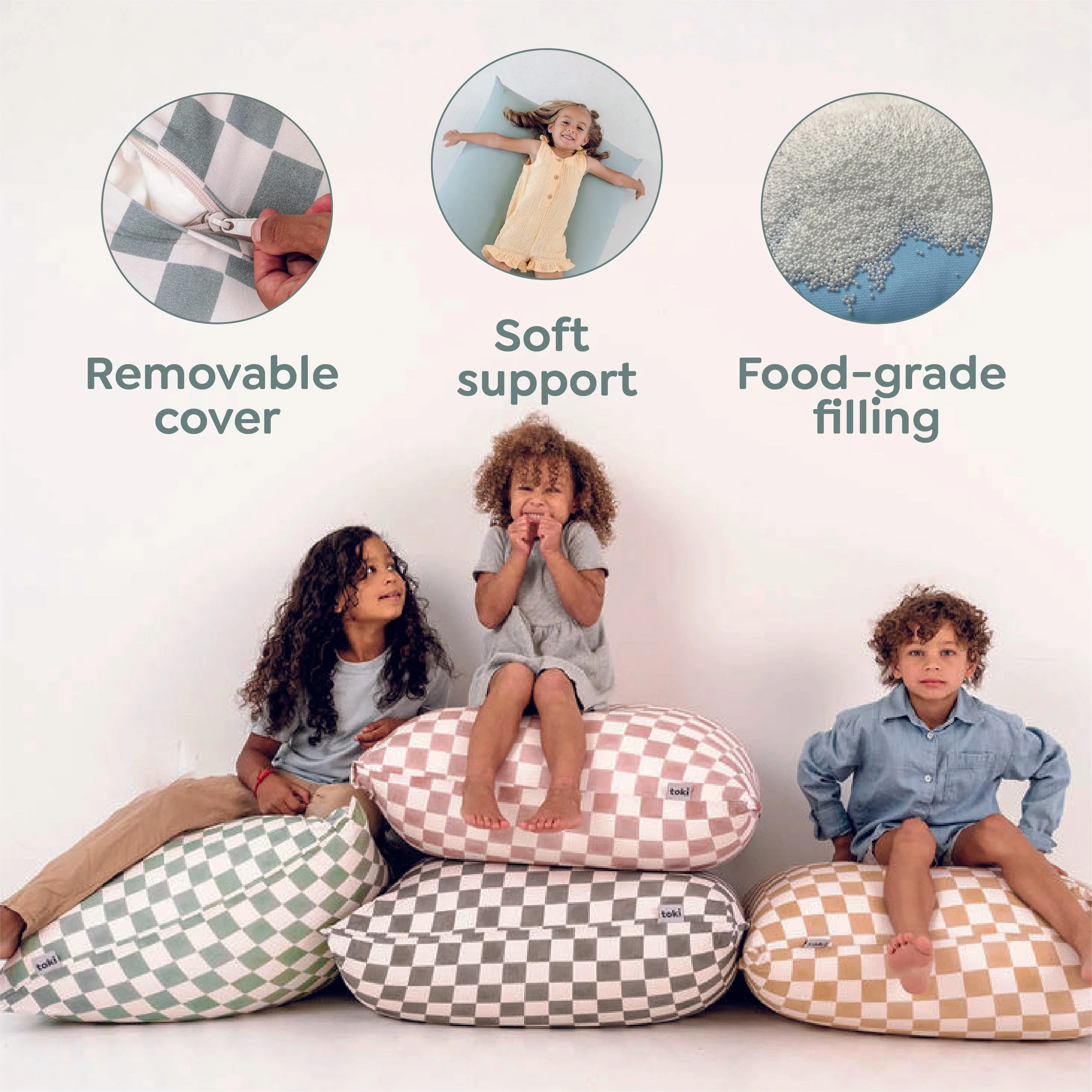 Toki Kids Sage Bean Bag - Image 7