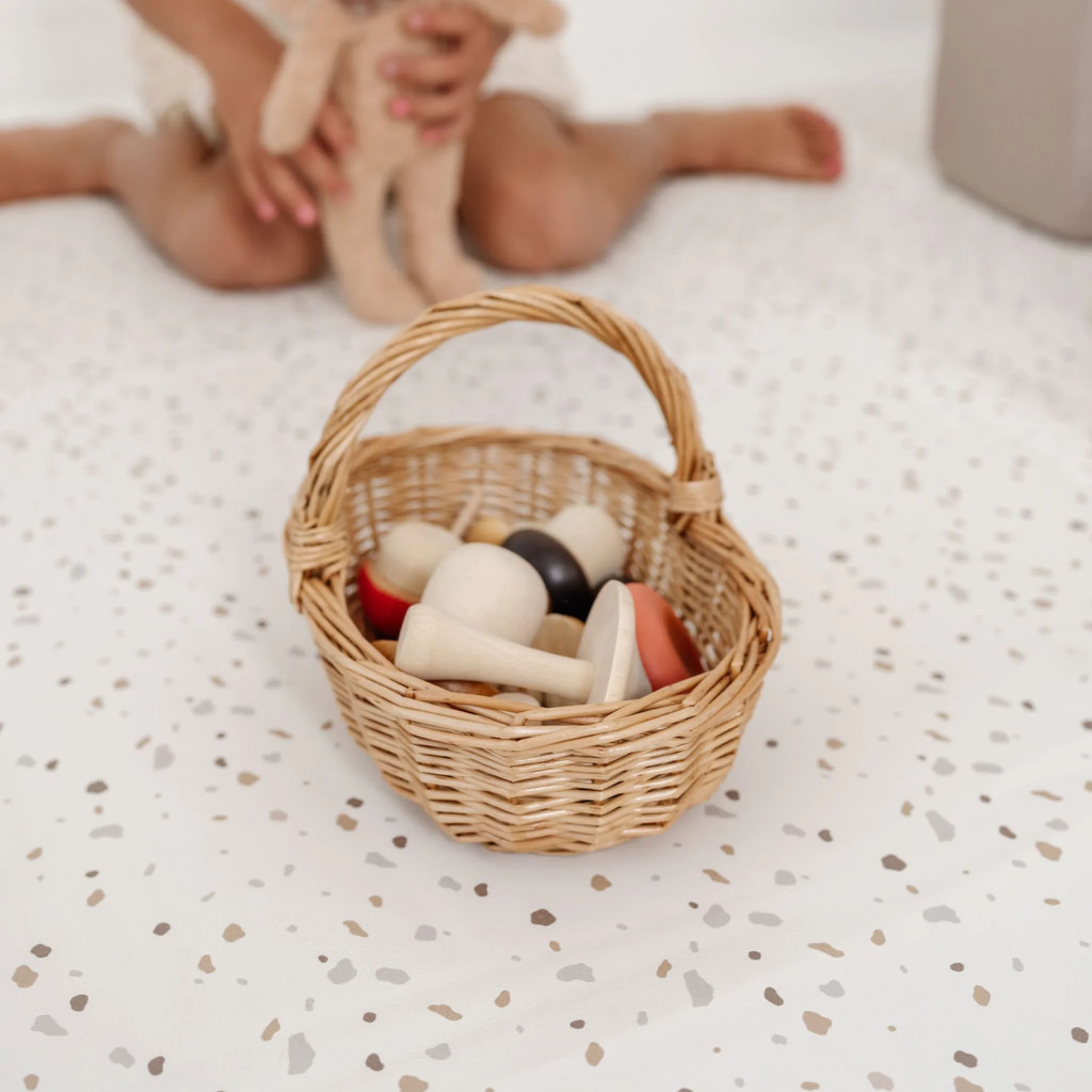 Toki Kids Terrazzo Chalk Vegan Leather Mat - Image 10