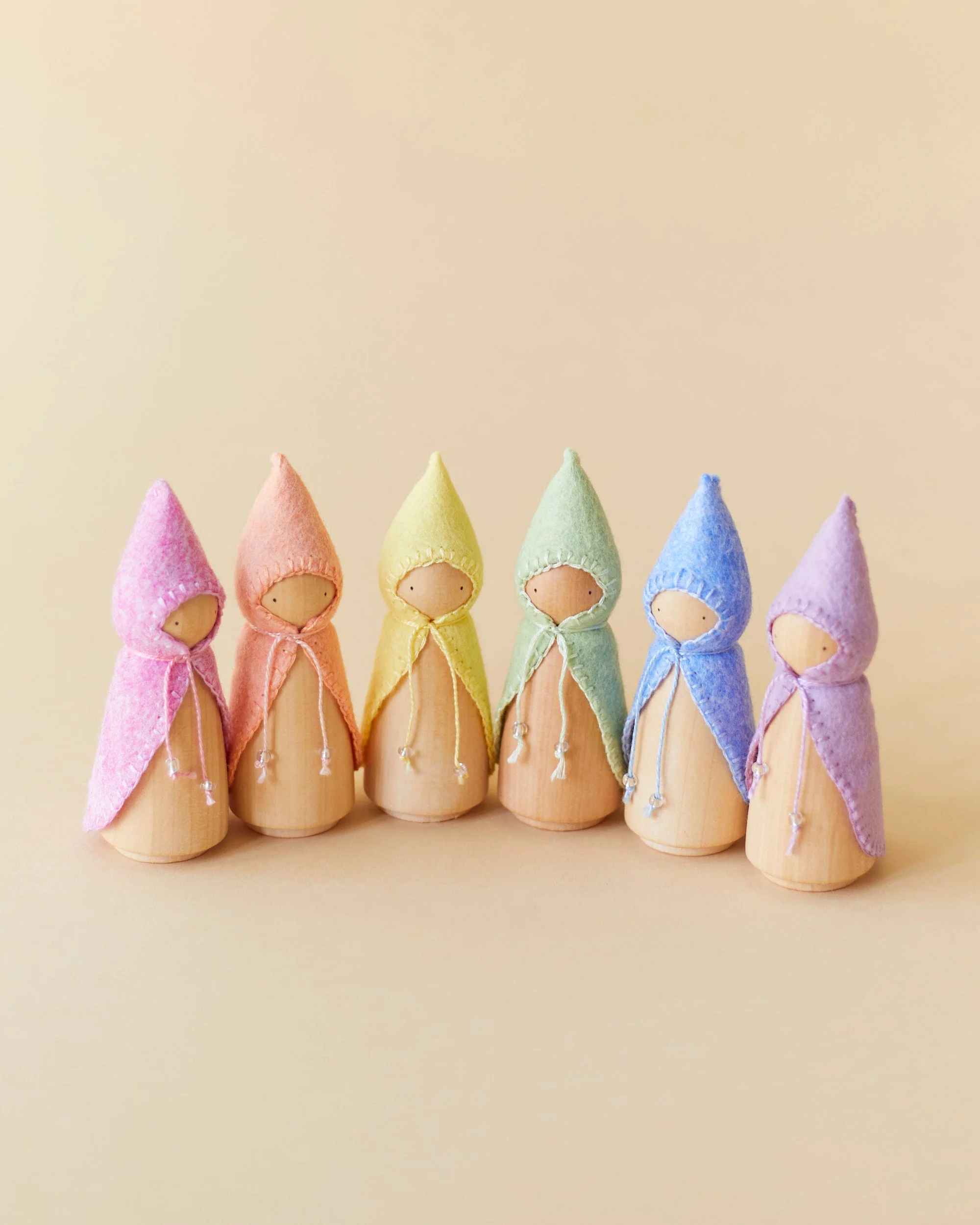 Wonderheart Pastel Green Wooden Gnome - Image 12