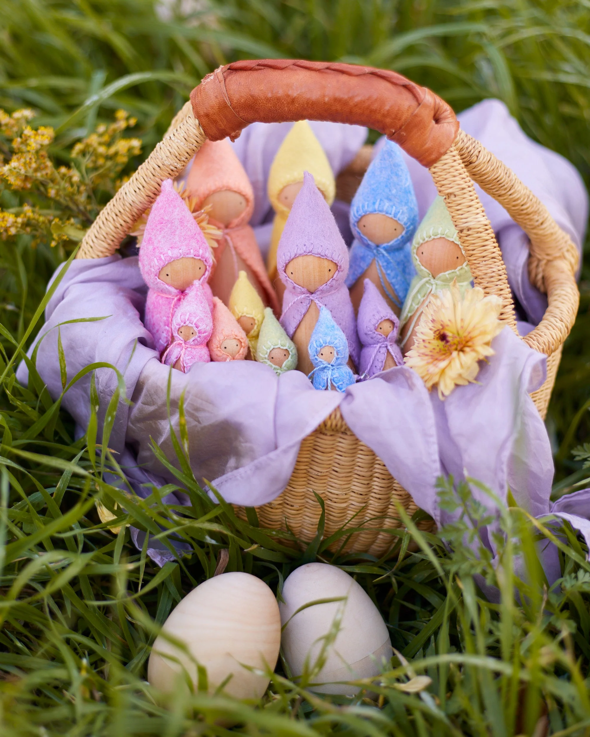 Wonderheart Pastel Yellow Wooden Gnome - Image 13